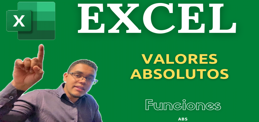 Ejercicio con función ABS de Excel