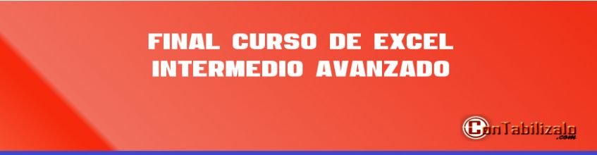 Final Curso de Excel Intermedio – Avanzado