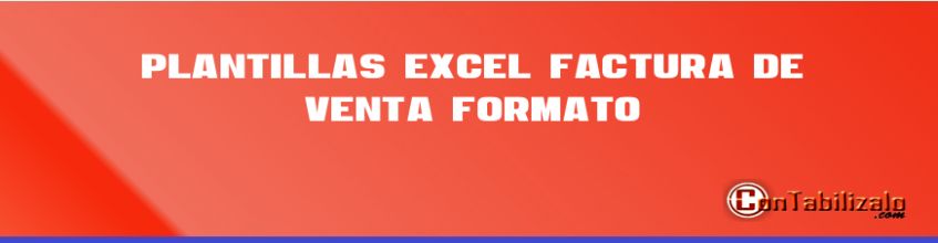 Plantillas excel ▻ Factura de venta + formato