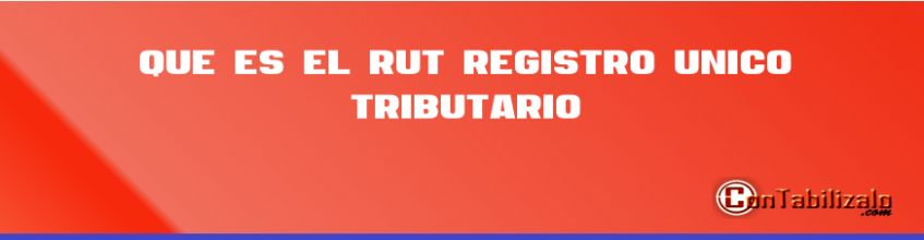 Que es el RUT “Registro Único Tributario”