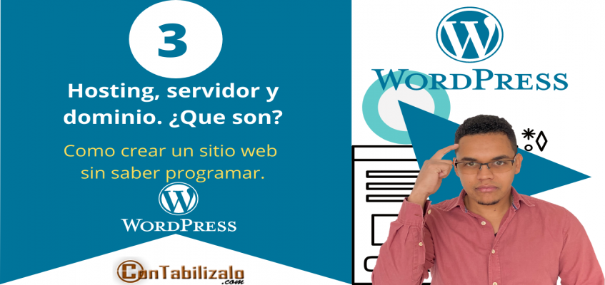 que es hosting, dominio y servidor para wordpress